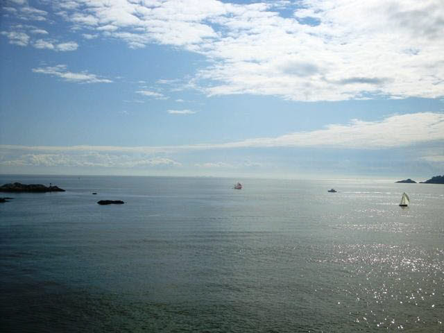 主卧二：蓝色窗帘与艺术挂画